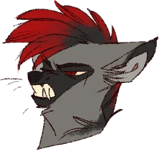 Стикер staarch @trashwolf - 10