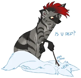 Стикер staarch @trashwolf - 11