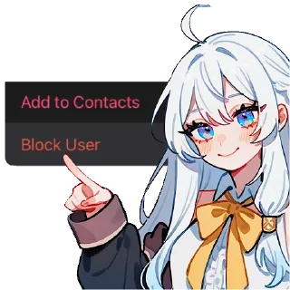 Sticker 𝒆𝒍𝒂𝒊𝒏𝒂 | stable waifu | @rosiewthrose - 2