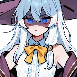 Sticker 𝒆𝒍𝒂𝒊𝒏𝒂 | stable waifu | @rosiewthrose - 4