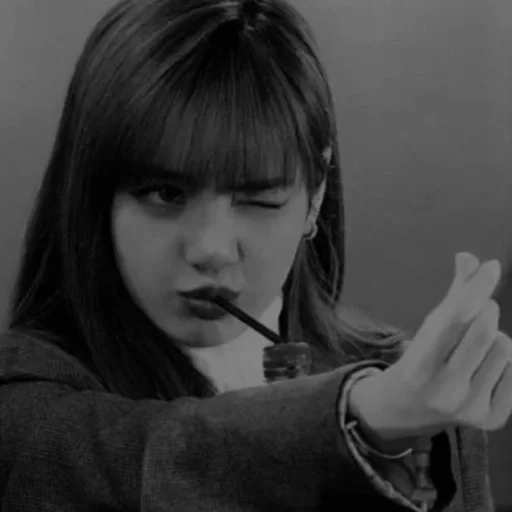 person human face black and white