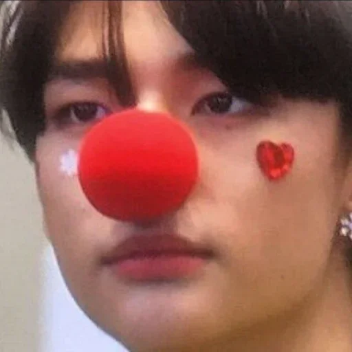 person human face red