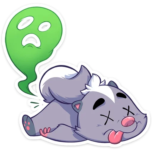 Стикер Скунс Стёпа (@TgSticker) - 9
