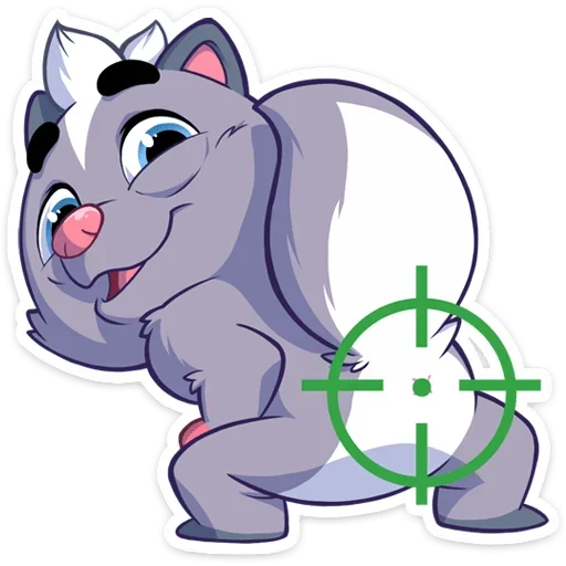 Стикер Скунс Стёпа (@TgSticker) - 7