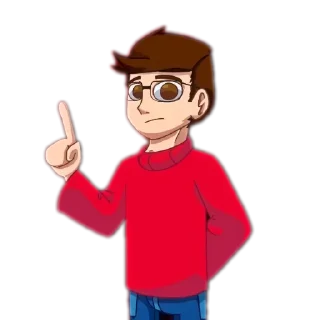 мультфильм одежда очки