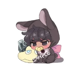 Стикер Женя лох @TgEmodziBot - 9