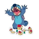 Sticker Стич и Новый год :: @stickroom - 10