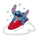 Sticker Стич и Новый год :: @stickroom - 3