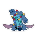 Sticker Стич и Новый год :: @stickroom - 9