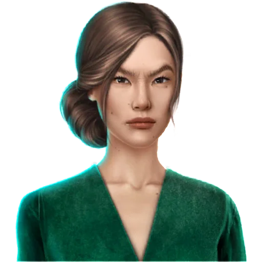 human face portrait screenshot