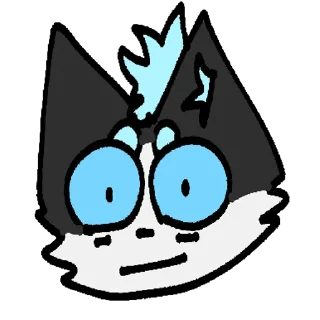 Sticker пушистая жопа рикnsjsjjs | via sticked.app - 2