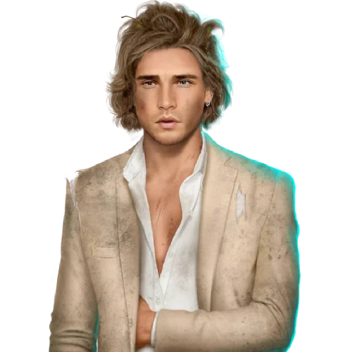 person human face clothing