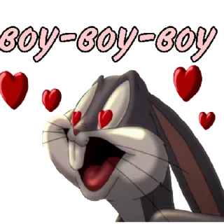 Стикер Bunny | via sticked.app - 2