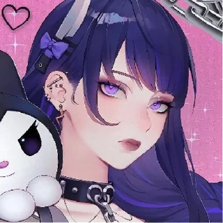 Sticker ♡Raiden Shogun♡ | via sticked.app - 9