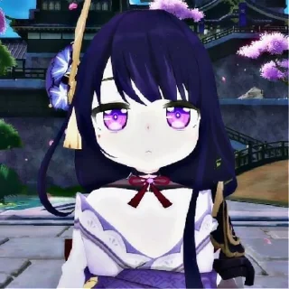 Sticker ♡Raiden Shogun♡ | via sticked.app - 4