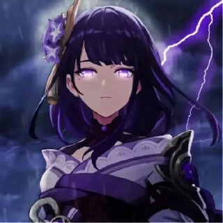 Sticker ♡Raiden Shogun♡ | via sticked.app - 3