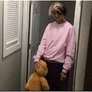 Стикер Наш любимый Лил пииип❤️‍🩹 | via sticked.app - 4