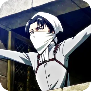 Sticker Атака титанов ❤️‍🔥 | via @StickedApp_bot - 4