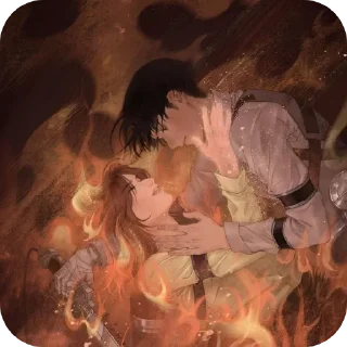 Sticker Атака титанов ❤️‍🔥 | via @StickedApp_bot - 3