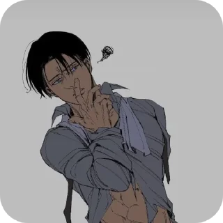 Sticker Атака титанов ❤️‍🔥 | via @StickedApp_bot - 0