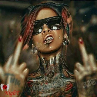 Стикер НОЧЬ @tttwvila | via sticked.app - 6