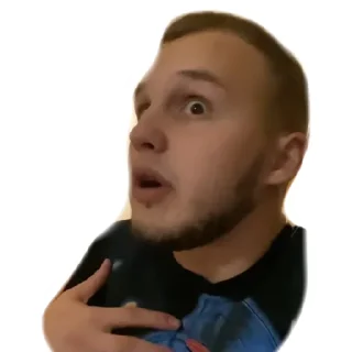 Sticker Пародистый💕 50 и 1 ебало (автор Катя та що Кузнецова) | via @Sti - 0