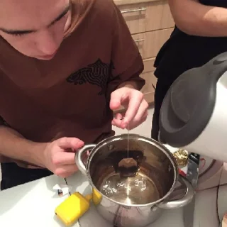 Sticker ананасовый кок | via sticked.app - 3