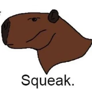 Стикер Больше стикеров: @capybarastiker - 11