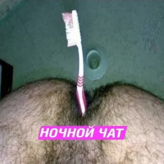 Sticker анусное затишье - 1
