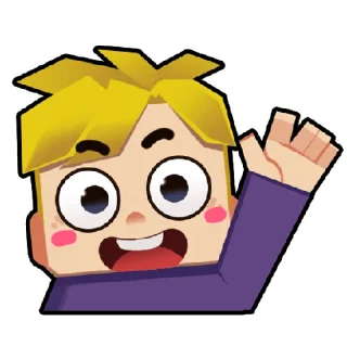 Sticker Benson Blockman Go - 2