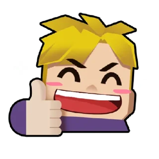 Sticker Benson Blockman Go - 7