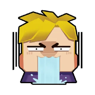 Sticker Benson Blockman Go - 6