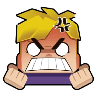 Sticker Benson Blockman Go - 9