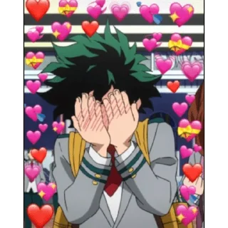 Sticker anime love <3q - 11