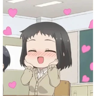 Sticker anime love <3q - 8