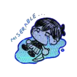 Стикер Omori stickers - 1