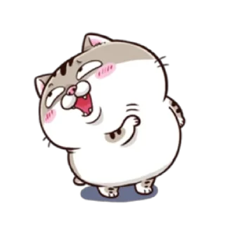 Sticker Fat Cat Ami @StickersCloud - 7