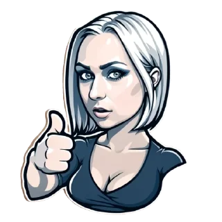 Стикер Стикеры с вашим лицом ➡️ @Stikitty_bot - 11