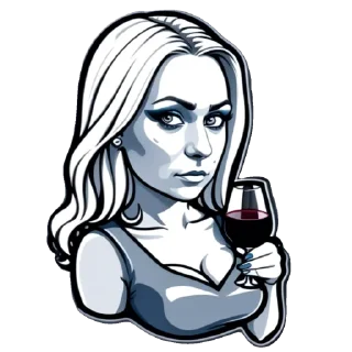 Стикер Стикеры с вашим лицом ➡️ @Stikitty_bot - 9