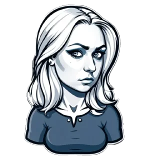 Стикер Стикеры с вашим лицом ➡️ @Stikitty_bot - 3