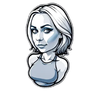 Стикер Стикеры с вашим лицом ➡️ @Stikitty_bot - 4