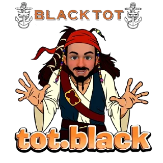 Sticker tot.black - 0