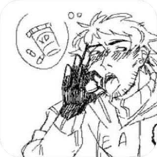 Sticker Cry of fear - 8