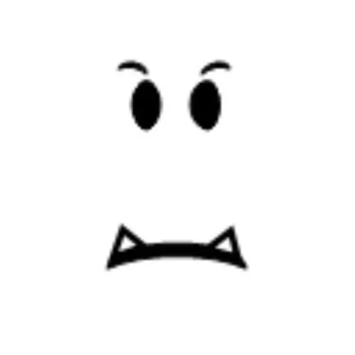 Стикер sticks_Roblox_face_by_TgEmodziBot - 1
