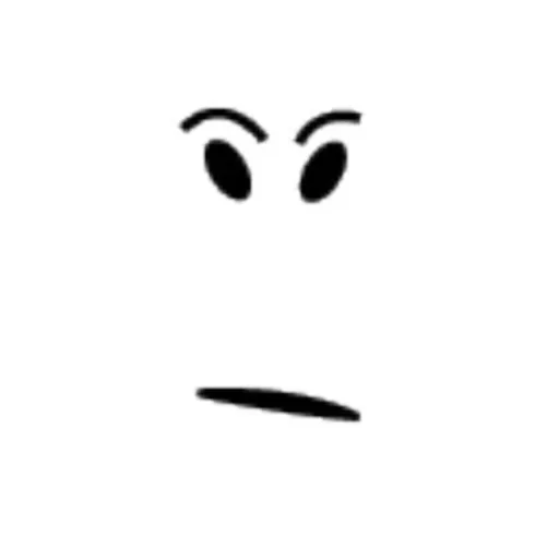 Стикер sticks_Roblox_face_by_TgEmodziBot - 1