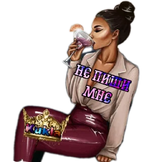 Стикер КУКЛА @TgEmodziBot - 4