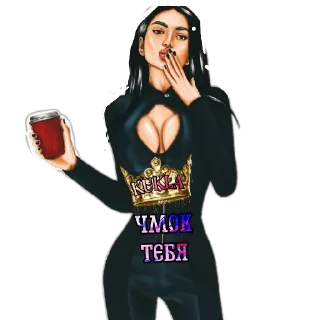 Стикер КУКЛА @TgEmodziBot - 11