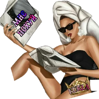 Стикер КУКЛА @TgEmodziBot - 3