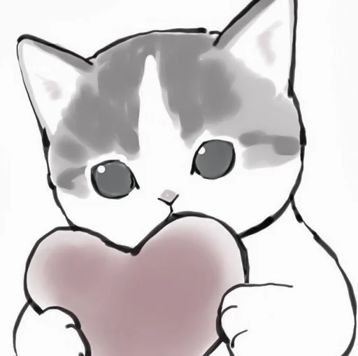 cat clipart sketch