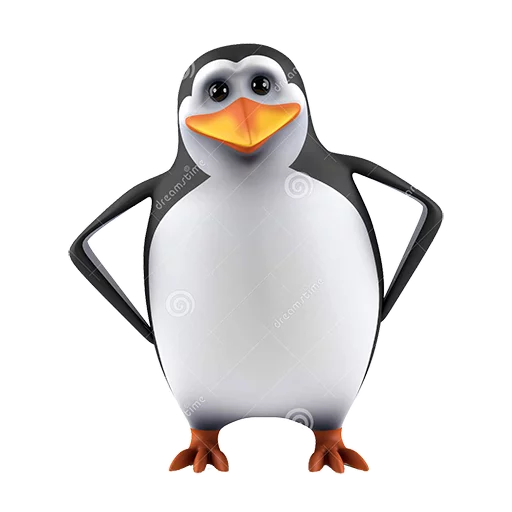 Dank 3d stock penguins - cartoon